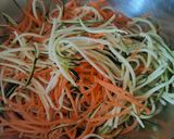 Hình bước làm 1 của món Salad bí ngòi