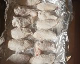 A picture of step 1 of Sweet Chilli wings.