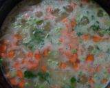 A picture of step 5 of White Rice with Vegetables.