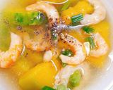 Hình bước làm 2 của món Canh bí tôm khô