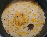 A picture of step 6 of Sweet Corn pulao.