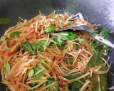 Foto langkah ke 4 dari resep Tumis Pepaya Muda/jangan gandul #MasakTanggalTua.