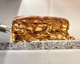 Foto del paso 14 de la receta: Tarta de galletas, chocolate y dulce de leche