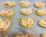 Foto del paso 4 de la receta: Palmeritas de jamón y queso