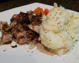 A picture of step 8 of Slow Cooker Brown Sugar Pork Loin.