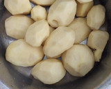 A picture of step 1 of Simple Mukimo with beef stew #4weekschallenge# #authormarathon#.