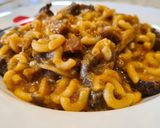 Foto del paso 6 de la receta Fideuá de presa ibérica, chorizo y shiitake