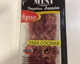 Foto del paso 1 de la receta: Espinacas con tacos de jamón y Nata líquida