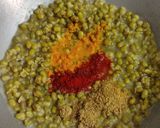 A picture of step 4 of Whole moong curry (no onion no garlic).