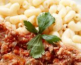 Foto langkah ke 8 dari resep Macaroni Saus Bolognese MPASI 1Y+.