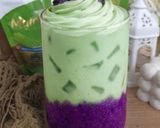 Foto langkah ke 6 dari resep Ube Matcha Latte.