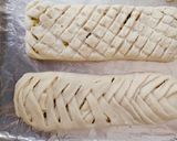 A picture of step 3 of Chicken, Cheese Bread Pockets.