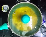 A picture of step 7 of Pineapple Sheera/Kesari.