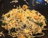 A picture of step 7 of Ribeye Mint Chutney Sauce w/ Shrimp Pad Thai.