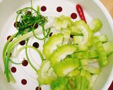 Hình bước làm 2 của món Canh tôm nấu với khổ qua