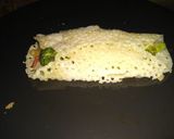 A picture of step 9 of Sama veg wrap.