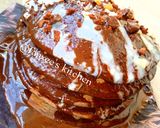 A picture of step 5 of Chocolate pan cakes.