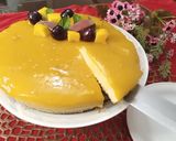 A picture of step 17 of Mango Cheesecake no bake.