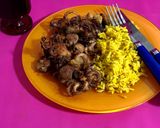 Foto del paso 13 de la receta: Mis pulpitos al ajillo con arroz al vermouth