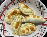 Foto del paso 6 de la receta: Empanadas de pollo y espinaca en la freidora de aire 🤤