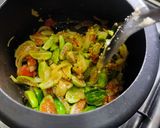 A picture of step 3 of Ivy Gourd basmati pulav.