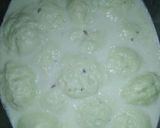 A picture of step 4 of Rasmlai cardamom.
