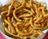 A picture of step 5 of Karaa sev.
