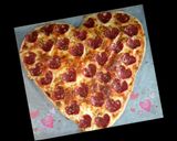 รูปขั้นตอนการทำที่ 4 ของ พิซซ่าสื่อรัก ❤ เปปเปอร์โรนีพิซซ่า🍕สื่อรัก ❤/ พิซซ่า ❤ หัวใจ /พิซซ่าวาเลนไทน์  (โฮมเมดพิซซ่าแป้งบาง)