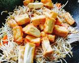 ถั่วงอกผัดเต้าหู้น้ำมันหอย แบบไม่อ้วน วิธีทำสูตร 5 รูป