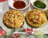 A picture of step 17 of Crispy Cheesy Paneer Tikka Disc.