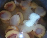 Foto del paso 2 de la receta: Dulce de durazno en almíbar!!!!😁😁😁😁😁😁