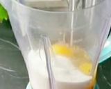صورة لخطوة 2 من وصفة كيك البرتقال 🍊 مع الصوص هشه وخفيفة