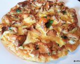 Une image de l'étape 4 de Omelette aux girolles.