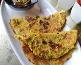 वेज चीला(veg chila recipe in hindi) रेसिपी चरण 4 फोटो