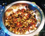 A picture of step 8 of Kabuli Biryani.