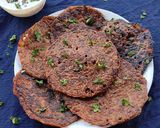 A picture of step 11 of Sago Flour Cheela With Vrat Ka Instant Dip.