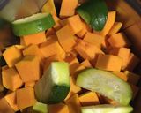 Foto del paso 5 de la receta: Tarta de zapallo anco, zanahoria y zapallito verde