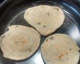 A picture of step 7 of Pesto and Tomato flatbread.