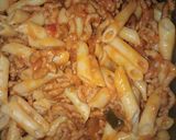 Foto del paso 5 de la receta Macarrones con pisto y carne