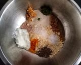 A picture of step 2 of Methi Kela Bhajiya.