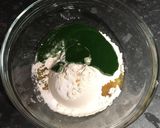 A picture of step 1 of Spinach veggies wrap.