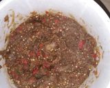 A picture of step 4 of Boiled cocoyam and Aubergine sauce.