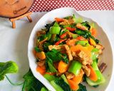 Foto langkah ke 8 dari resep Tumis TEPAR...TEmpe PAkcoy woRtel.