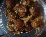 A picture of step 2 of Veg Chilli Manchurian.