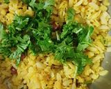 A picture of step 3 of Satvik poha.