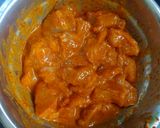 A picture of step 1 of Chicken 65.