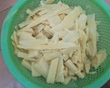 Hình bước làm 1 của món Măng tươi xào ba chỉ