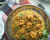 A picture of step 20 of Prawns Pulao (Kolambi Bhaat In Maharashtrian Style).