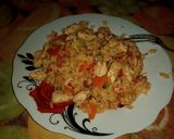 Foto del paso 5 de la receta: Arroz salteado con pollo y verduras