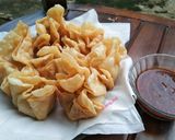 Foto langkah ke 6 dari resep Pangsit tahu goreng.